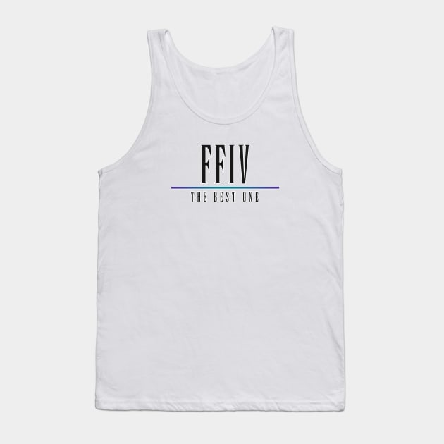 FFIV - The Best One Tank Top by RyanJGillDesigns